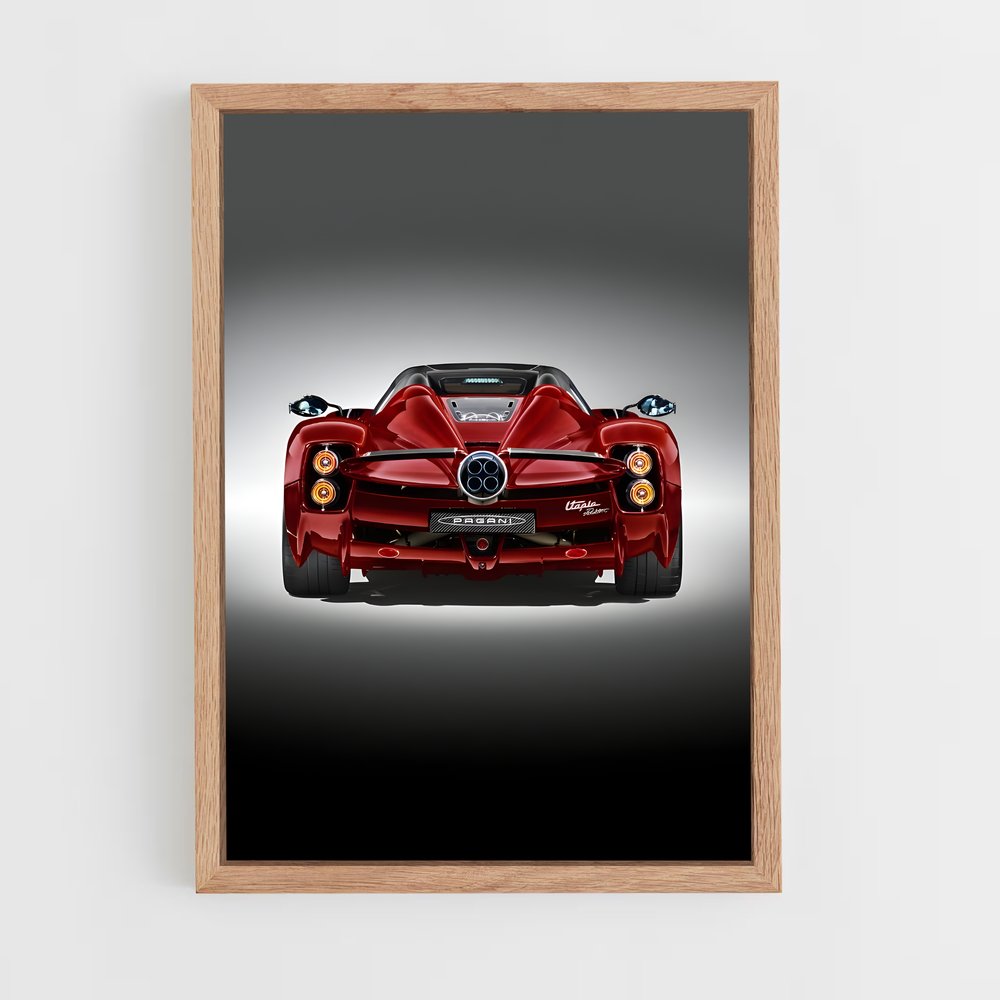 Poster splendide cabriolet Utopia – affiche Pagani (vue 4)